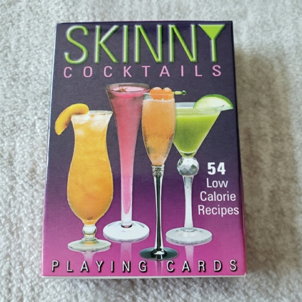 Skinny Cocktail Playing Cards 54 cards New